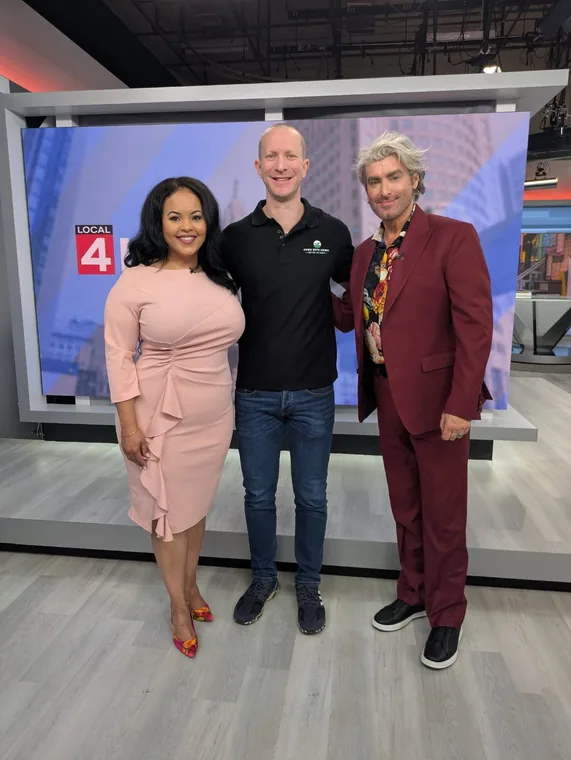 Chris Buys Homes on Local 4 in Detroit
